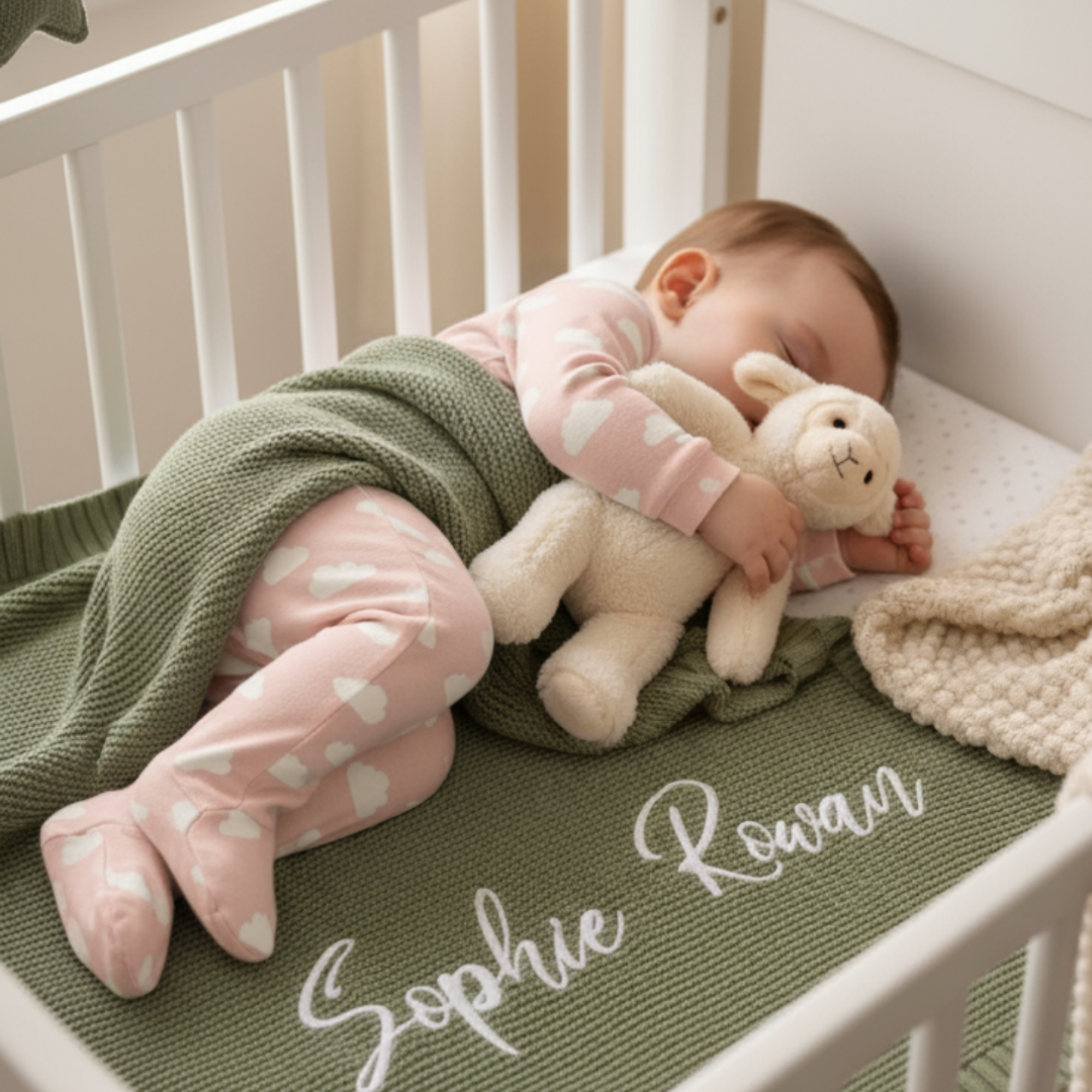 The Heirloom Name Blanket | 100% Organic Cotton